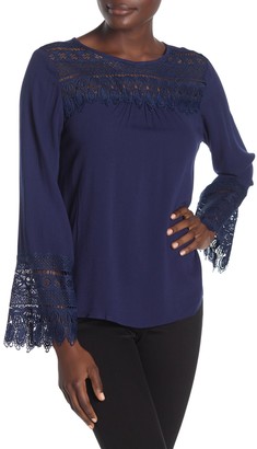 navy blue dressy top