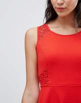 Thumbnail for your product : Traffic People Skater Dress With Lace Insert