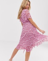 Thumbnail for your product : Résumé Resume Lacey floral wrap mini dress