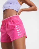 Thumbnail for your product : Nike Running swoosh shorts in pink