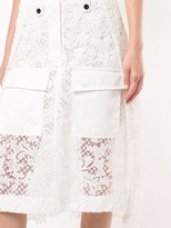 Thumbnail for your product : Sacai Lace Midi Skirt