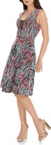 Thumbnail for your product : Dress the Population Macie Floral Embroidery Fit & Flare Dress