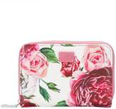 Thumbnail for your product : Dolce & Gabbana peony print small wallet