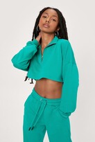 Thumbnail for your product : Nasty Gal Womens Petite Zip Sweatshirt and Sweatpants Set