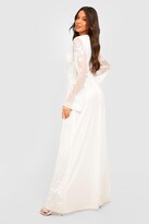 Thumbnail for your product : boohoo Embellished Plunge Maxi Dress