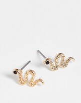Thumbnail for your product : Aldo Sylithh snake earrings 3x multipack in gold