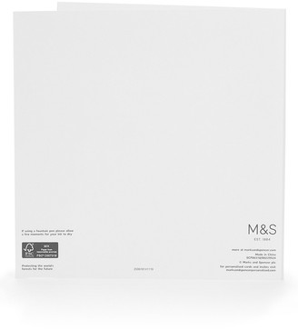 Marks and Spencer 40th Birthday Card