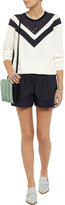 Thumbnail for your product : 3.1 Phillip Lim Silk-trimmed cotton shorts