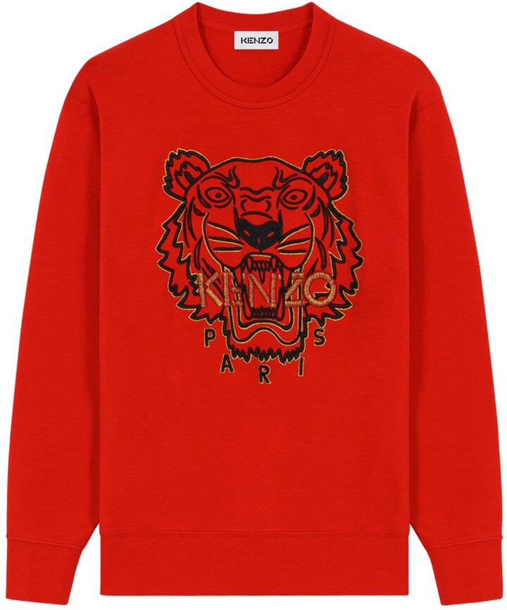 red kenzo jumper womens