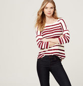 Thumbnail for your product : LOFT Striped Drop Shoulder Tee