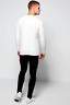 boohoo Mens Long Sleeve Rose Embroidered Knitted Jumper