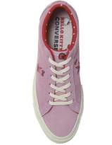 Thumbnail for your product : Converse One Star Trainers Pink Hello Kitty