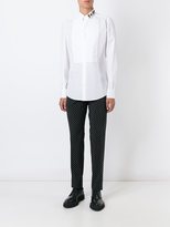 Thumbnail for your product : Dolce & Gabbana embroidered collar shirt - men - Cotton/Polyester/copper/glass - 41