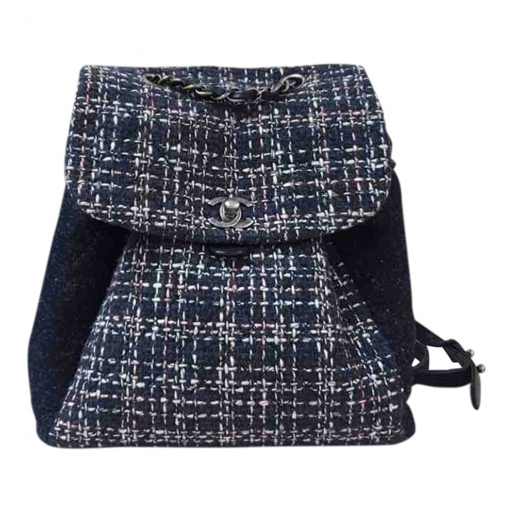 Chanel Multicolour Tweed Backpacks ShopStyle