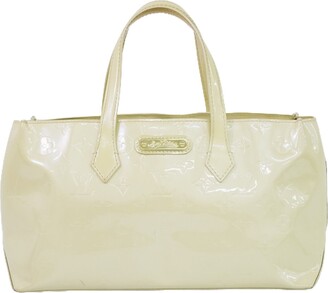Ana patent leather handbag Louis Vuitton Beige in Patent leather - 28944847