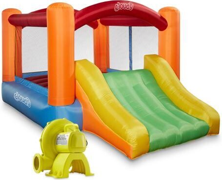 Cloud Nine Cloud 9 Bounce House With Slide With Blower And Bag
