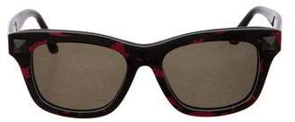 Valentino Rockstud Camouflage Sunglasses