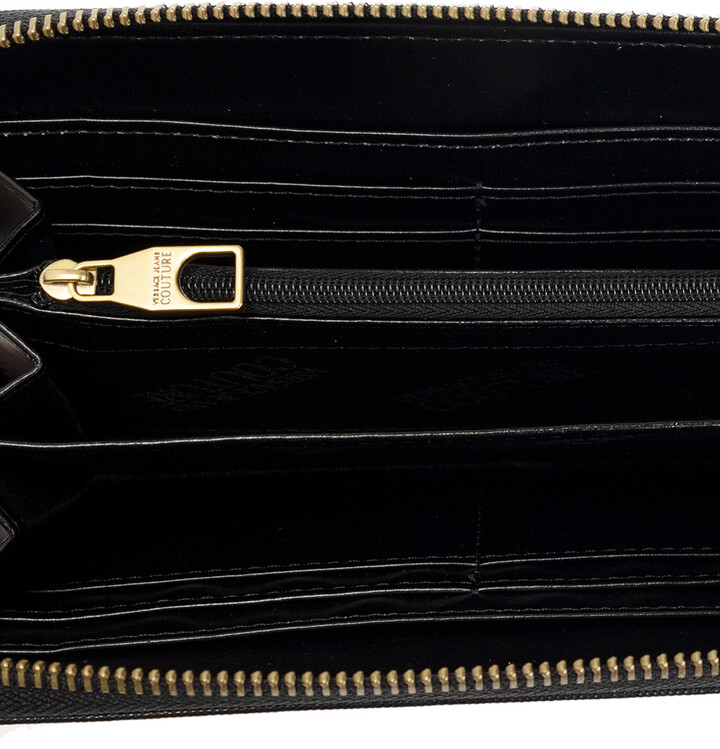 Versace Jeans Zip Around Purse/Wallet Light Brown 