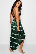 Thumbnail for your product : boohoo Tie Dye Dipped Hem Beach Maxi Skirt