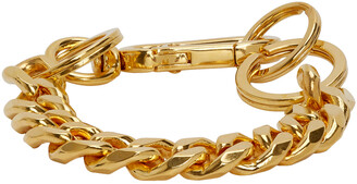 Martine Ali SSENSE Exclusive Gold Cuban Link Bracelet
