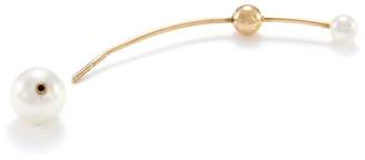 Sophie Bille Brahe 'Elipse Petite Dor' akoya pearl 14k yellow gold single earring