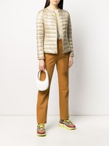 Thumbnail for your product : Herno Collarless Quilted-Down Jacket