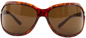 Prada Brown Plastic Sunglasses
