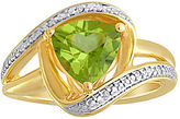 Thumbnail for your product : JCPenney FINE JEWELRY Genuine Peridot & Diamond-Accent Ring