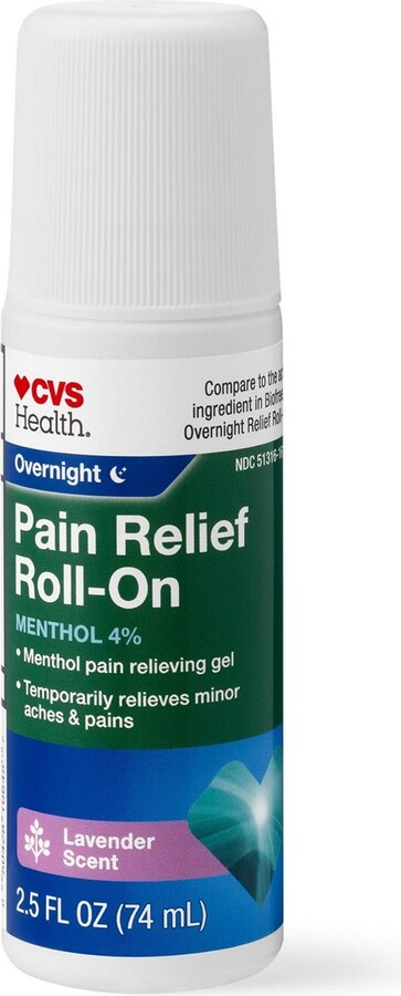 CVS Cold Therapy Roll On with Lavender Menthol 4% Gel