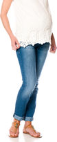 Thumbnail for your product : A Pea in the Pod Mavi Secret Fit Belly Boyfriend Fit Slim Leg Maternity Crop Jeans