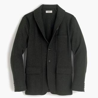 J.Crew Unstructured shawl-collar workwear jacket in English wool