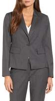 Thumbnail for your product : Halogen Pinstripe One-Button Suit Jacket