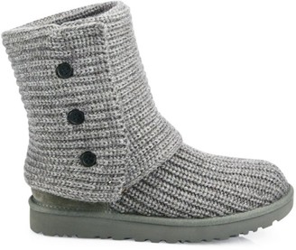 ugg grey knit boots