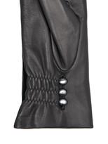 Thumbnail for your product : Agnelle Fur-lined lamb leather gloves