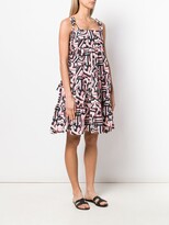 Thumbnail for your product : La DoubleJ Geometric Print Flared Dress