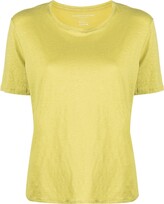 Thumbnail for your product : Majestic Filatures short-sleeve linen-blend T-shirt