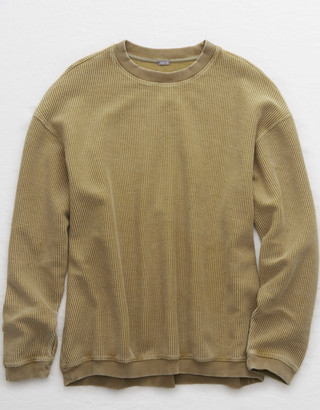 aerie New Love Corded Oversized Sweatshirt - ShopStyle