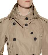 Thumbnail for your product : Burberry Detachable Hood Taffeta Trench Coat