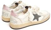 Thumbnail for your product : Golden Goose Ball Star Leather Trainers - Womens - Pink White