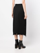 Thumbnail for your product : Sulvam High-Waisted Wool Skirt