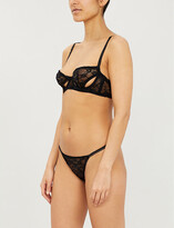 Thumbnail for your product : Coco de Mer Aphrodite stretch-lace plunge bra