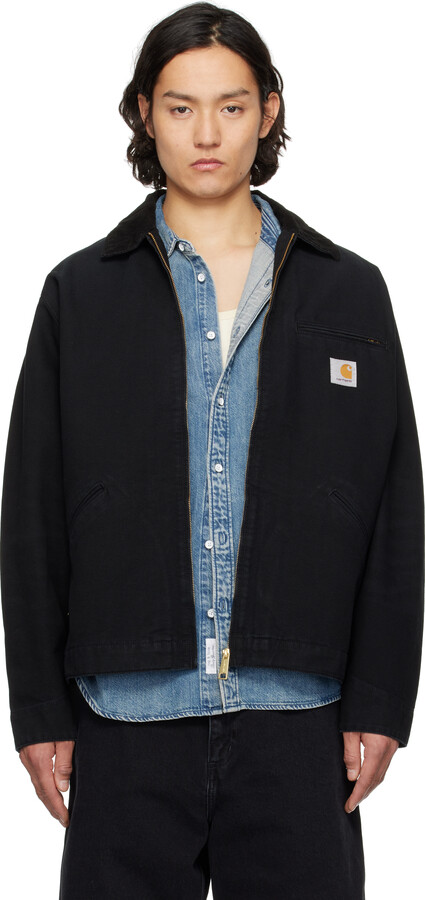 Carhartt Work In Progress Black OG Detroit Jacket