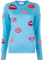 Thumbnail for your product : VVB Lipstick Lips Print Jumper