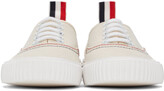 Thumbnail for your product : Thom Browne Off-White Heritage Vulcanized Sneakers
