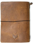 Thumbnail for your product : Mr Fox Handmade Passport Size Tobacco Leather Traveler's Notebook