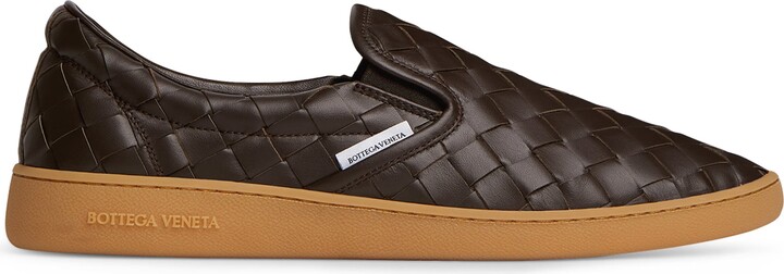 Bottega Veneta Intrecciato Leather Sawyer Sneakers