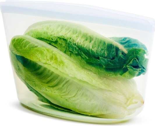 Stasher stasherPremiumSiliconeReusableFoodStorageBowl-8Cup-Clear