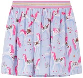 Thumbnail for your product : Monsoon Girls S.E.W. Floral Unicorn Skirt - Lilac