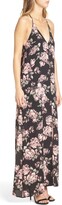 Thumbnail for your product : Leith Floral Print Racerback Maxi Dress