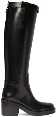 Ann Demeulemeester 50mm Stan Leather Tall Boots